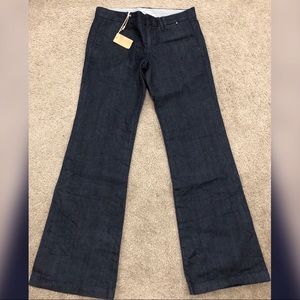 Madewell Wide Leg, High Waisted, Dark Denim